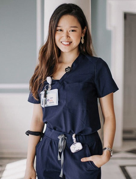 Full of love for everything! The charming nurse from Virginia RN. Jane-Jung